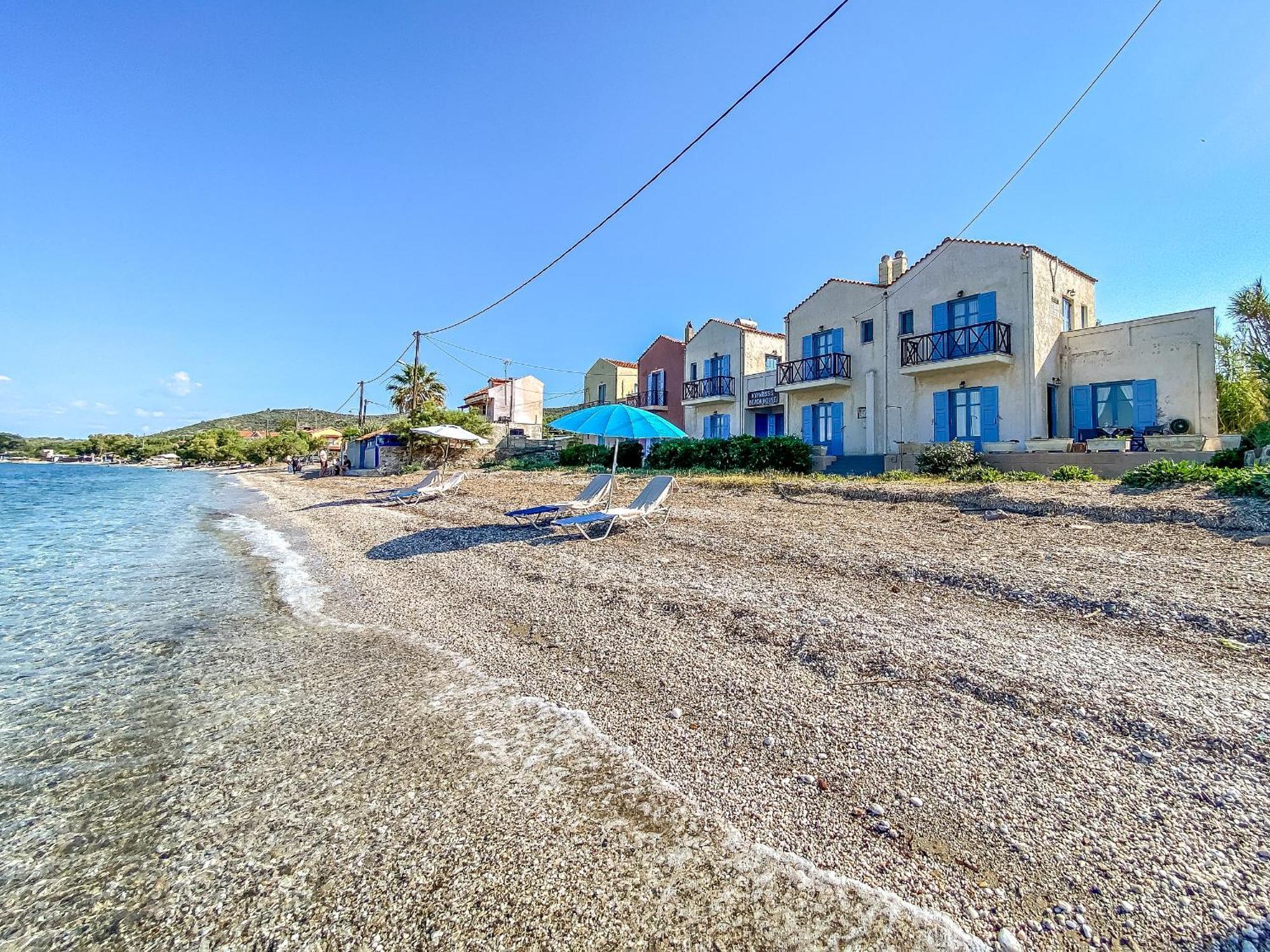 Kyparissis Beach Houses Skala Mistegnon Exteriér fotografie